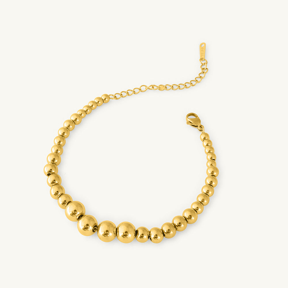 Golden Beaded Bracelet