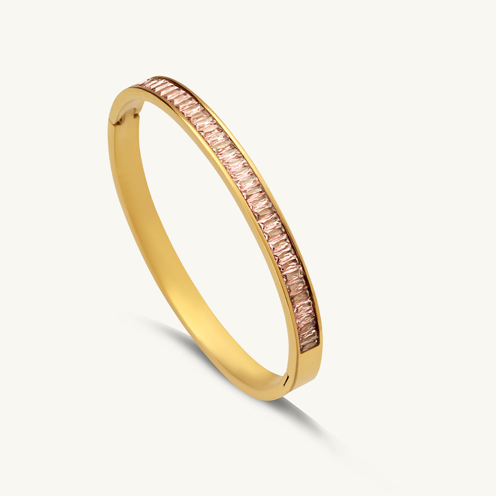 Rose Enchantment Bangle Bracelet