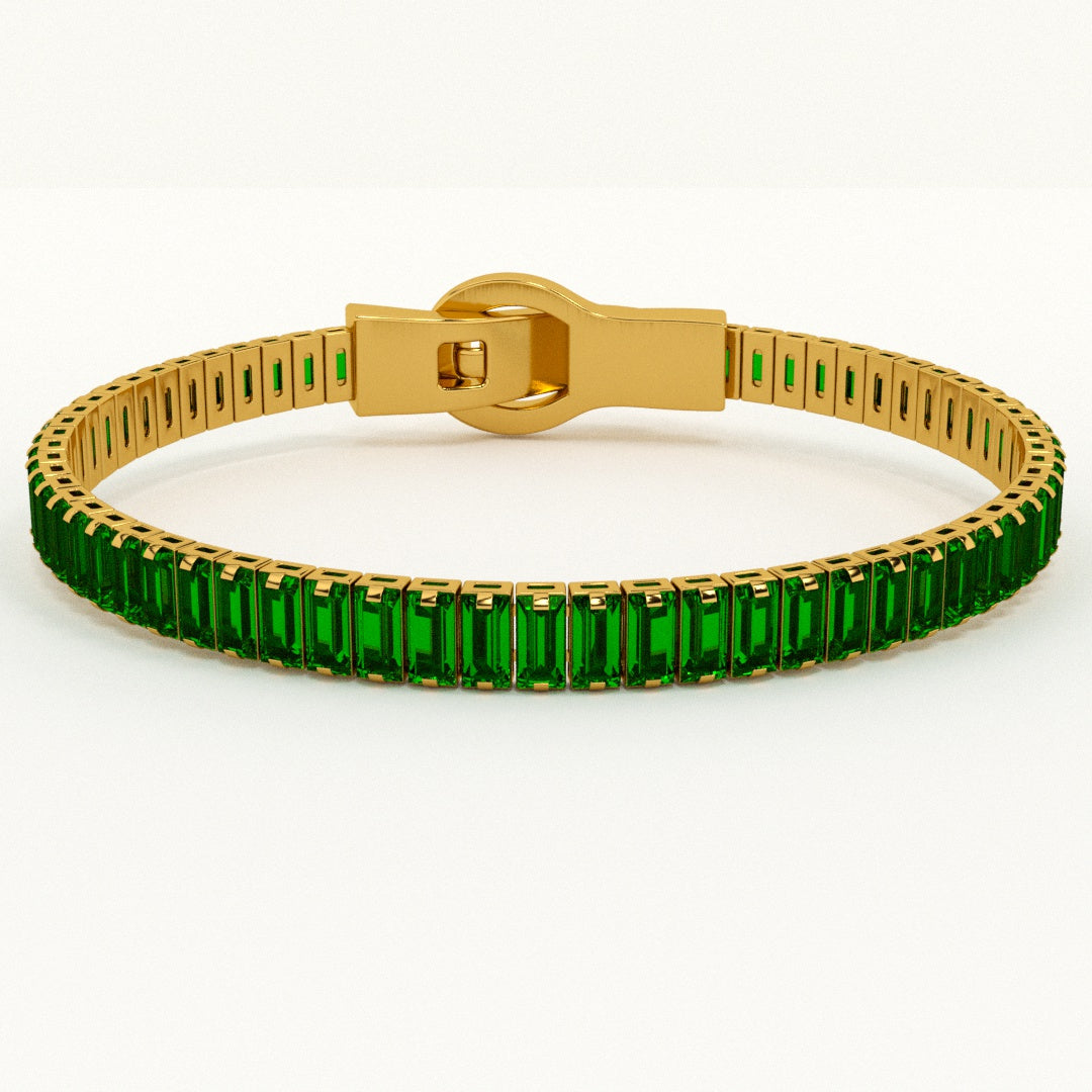 Emerald Cut Tennis Bracelet