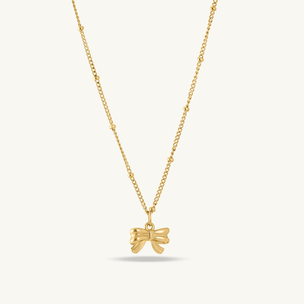 Bow Pendant Necklace