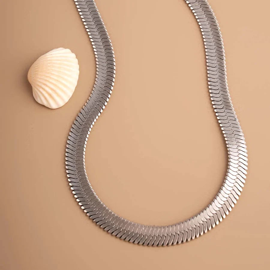 Snake Chain | Rhodium Plated | 6 MM