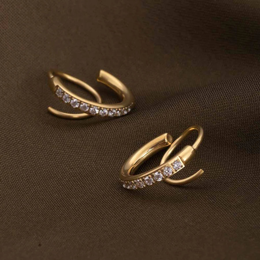 Wavy Embrace Earrings