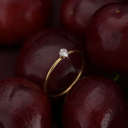 Small Solitaire Ring
