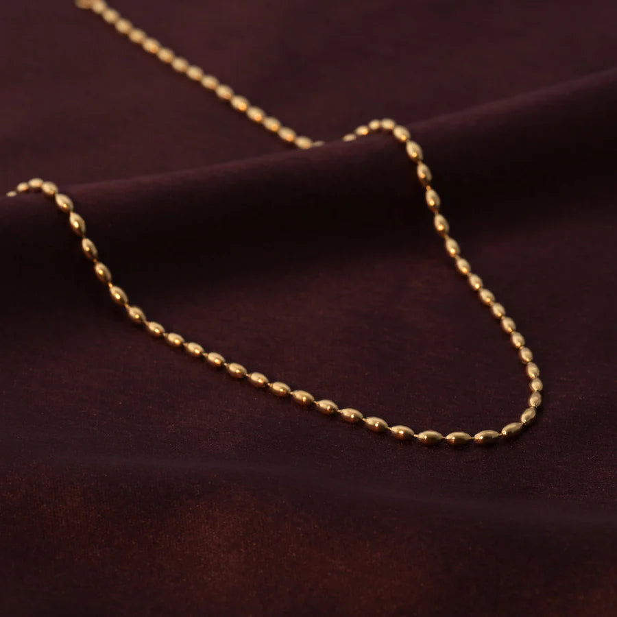 Gilded Beaded Necklace