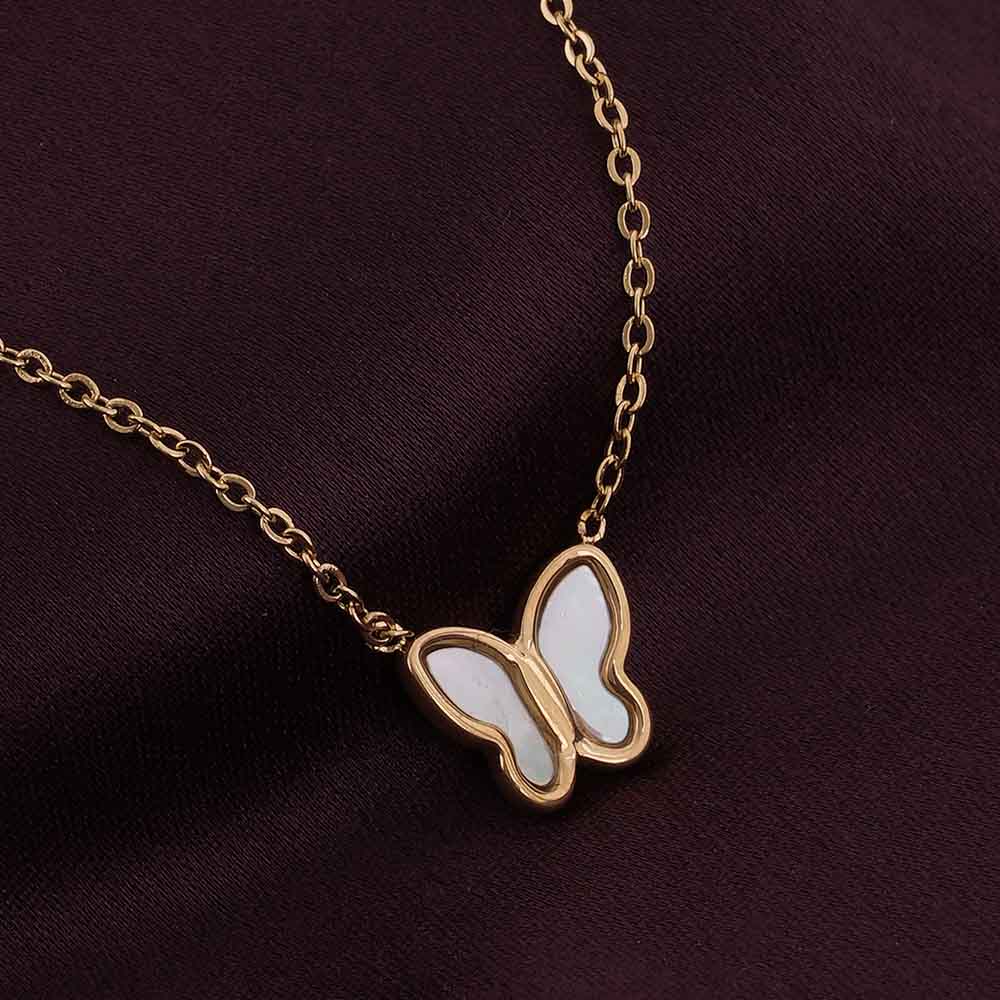 Tiny Butterfly Necklace