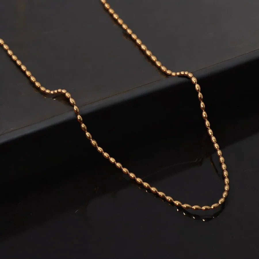 Gilded Beaded Necklace
