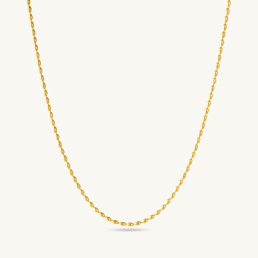 Gilded Beaded Necklace
