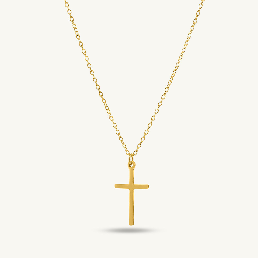 Gilded Cross Necklace
