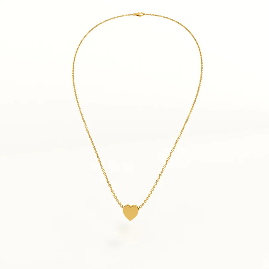 Paris Small Heart Necklace