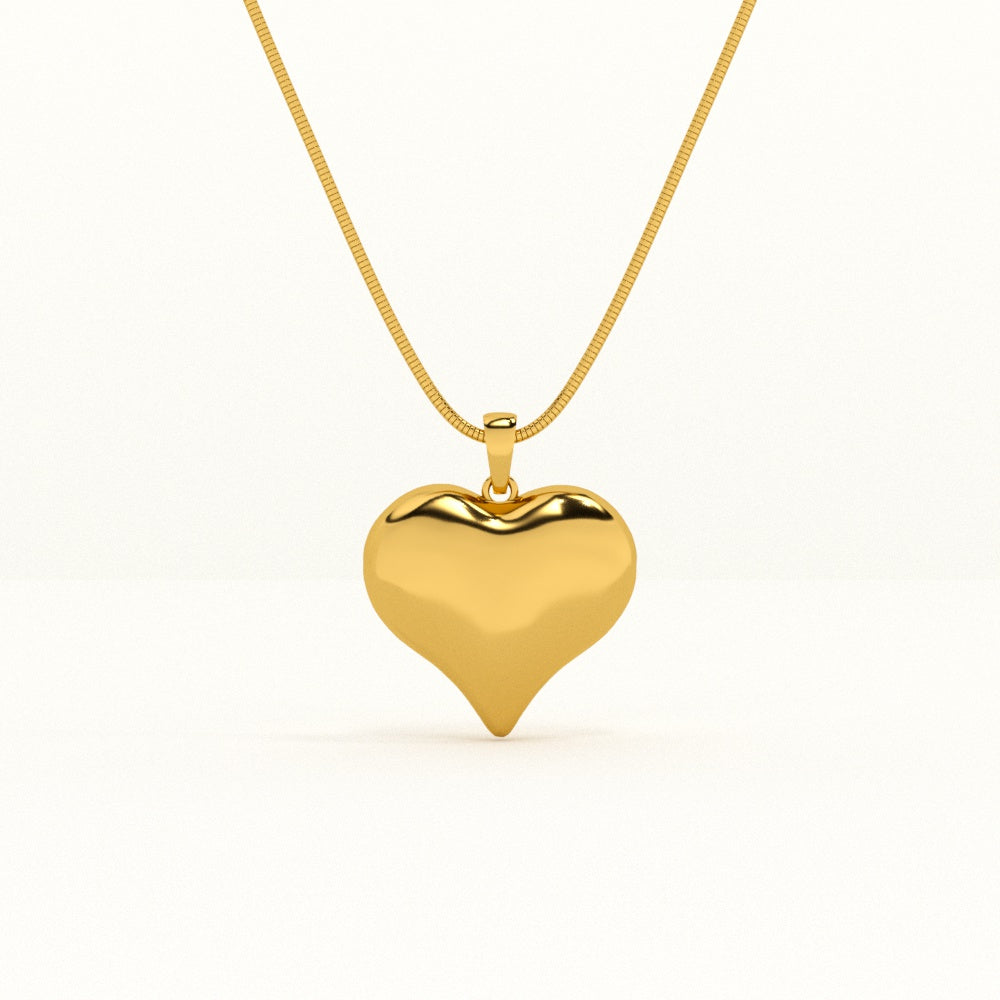 Love Pendent Gold Chain Necklace