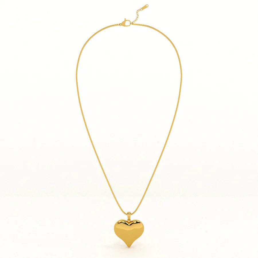 Love Pendent Gold Chain Necklace