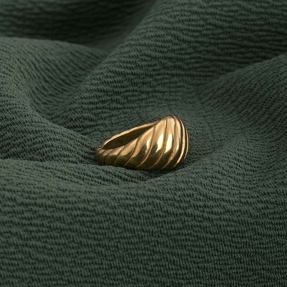 Crescent Dome Ring