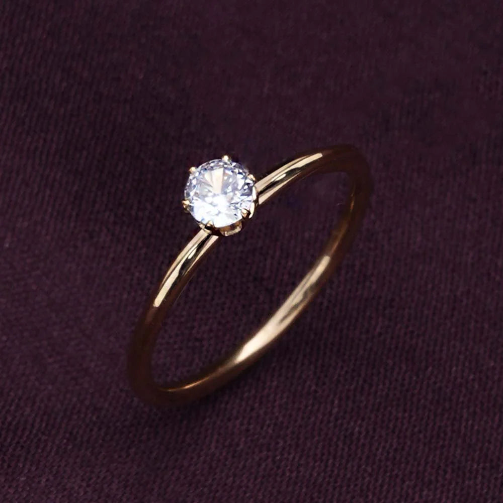 Small Solitaire Ring