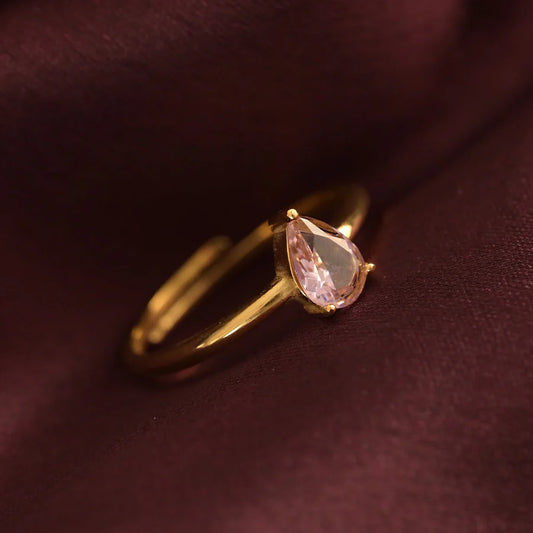 Teardrop Blush Ring