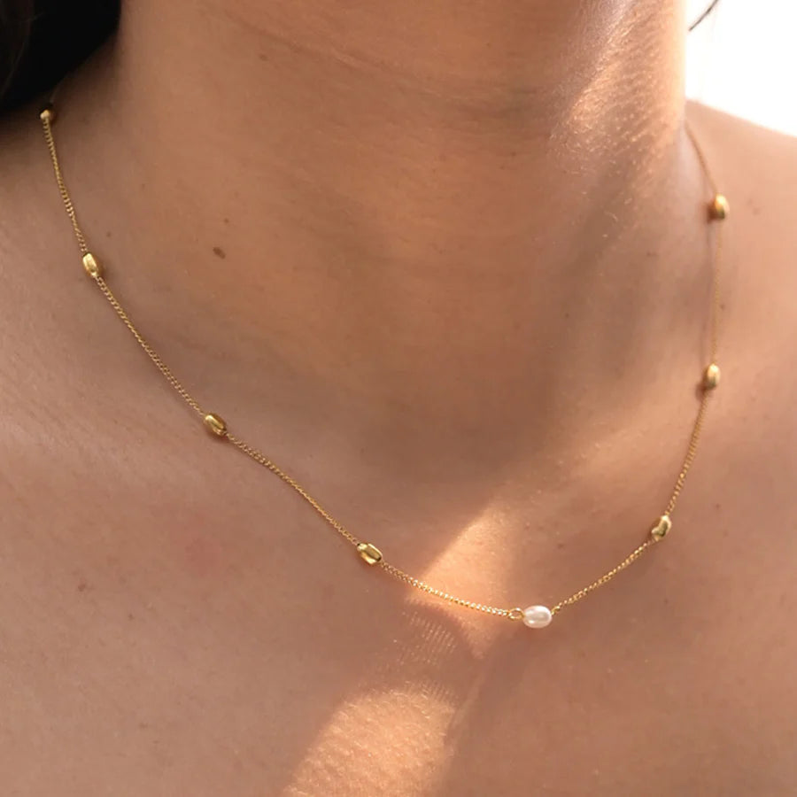 Single Pearl Necklace