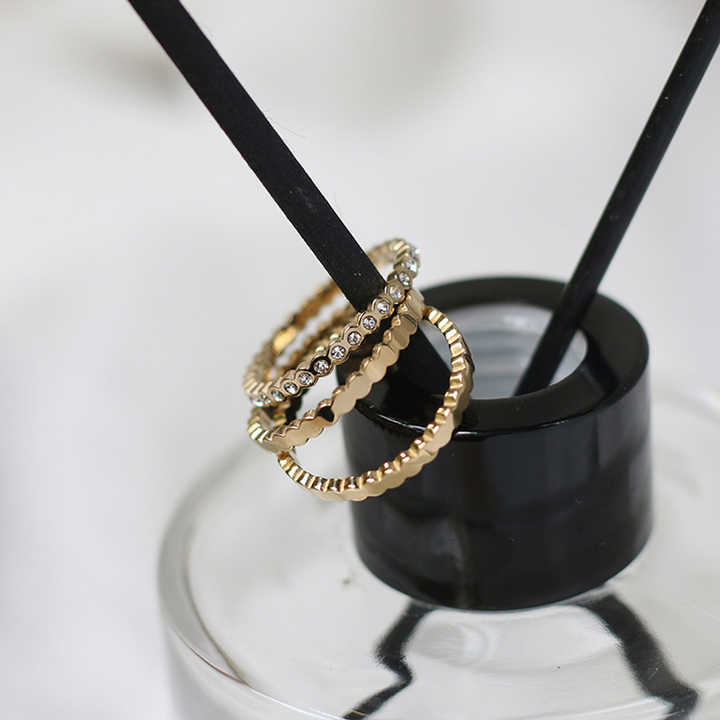 Triple Honeycomb Ring