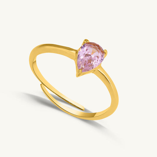 Teardrop Blush Ring