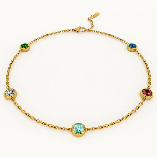 Multi Cluster Charm Bracelet