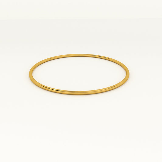 Circular Wire Bangle Bracelet