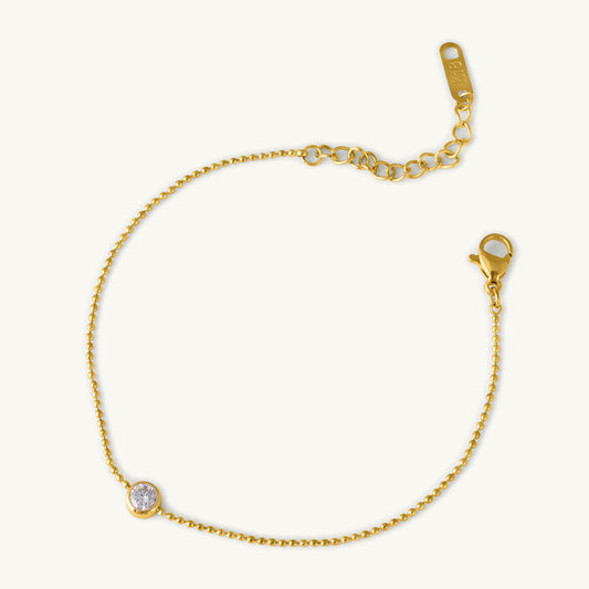 Solitary Sparkle Bracelet