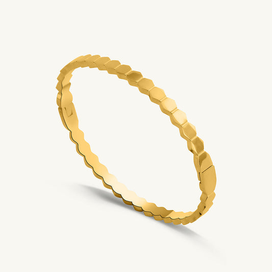 Contemporary Mosaic Bangle Bracelet