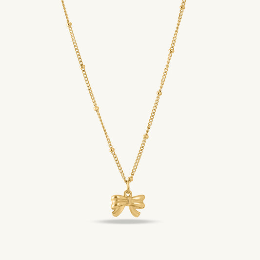 Bow Pendant Necklace