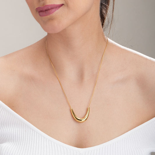 Luxe Boomerang Necklace