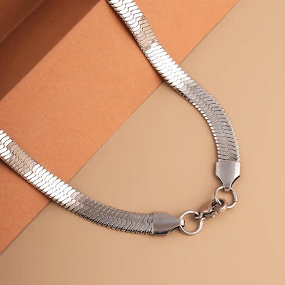 Snake Chain | Rhodium Plated | 6 MM