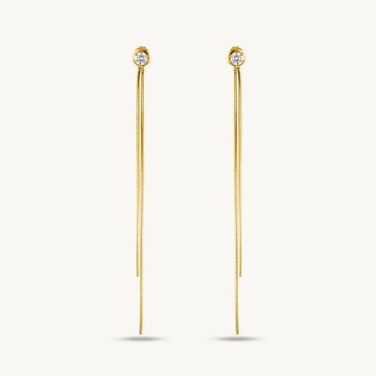 Delicate Threader Dangle Earrings