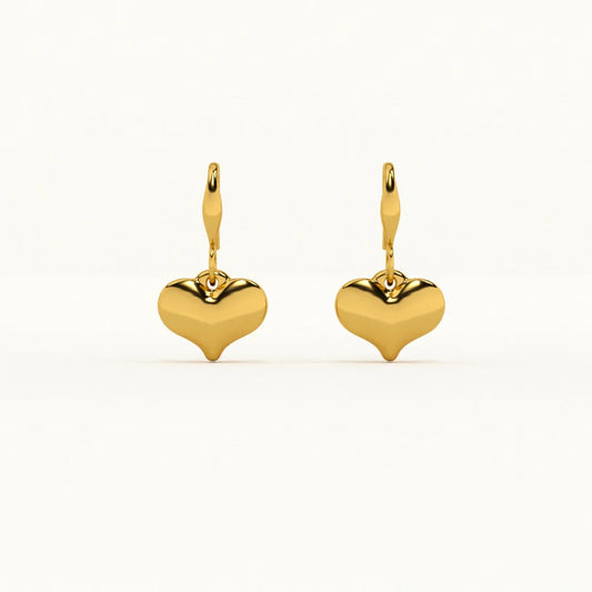 Dangling Heart Earrings