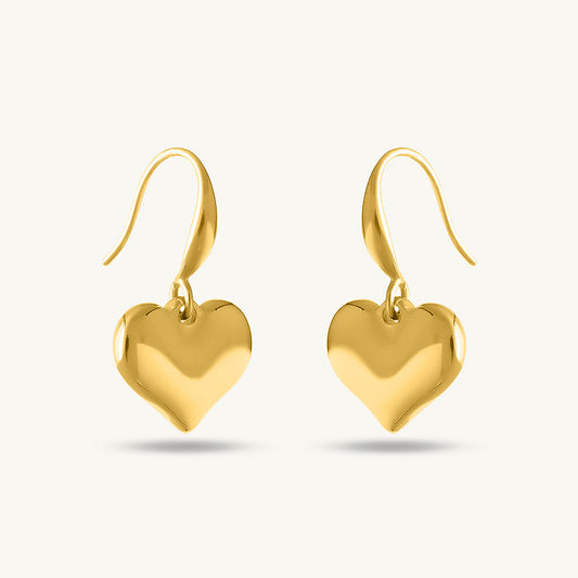 Dangling Heart Earrings