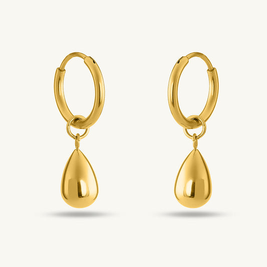 Teardrop Hoop Earrings