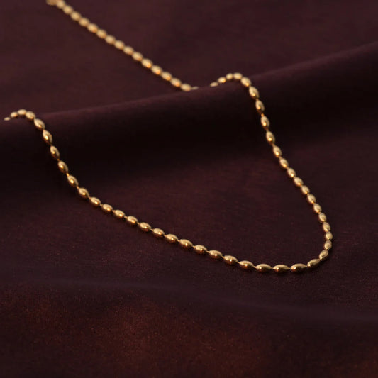 Gilded Beaded Necklace