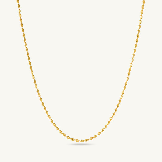 Gilded Beaded Necklace