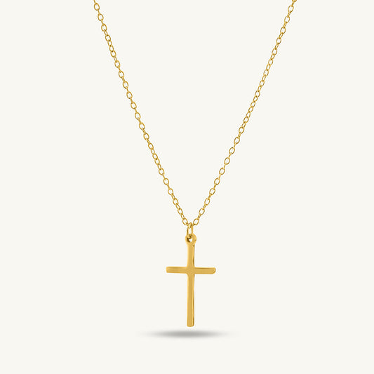 Gilded Cross Necklace