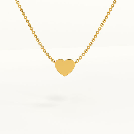 Paris Small Heart Necklace