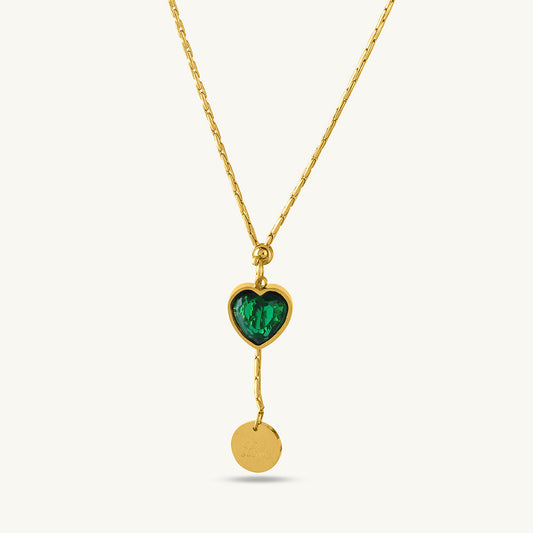 Greenstone Love Necklace