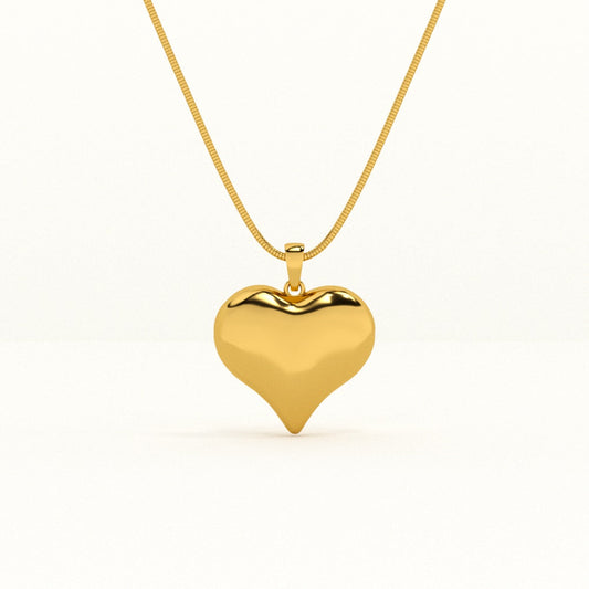 Love Pendent Gold Chain Necklace