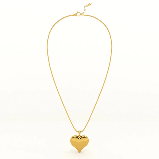 Love Pendent Gold Chain Necklace