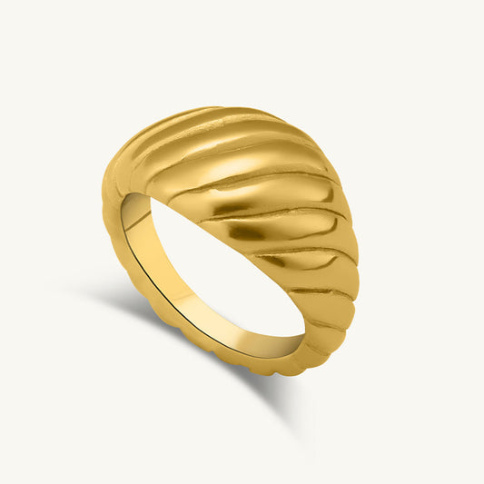 Crescent Dome Ring