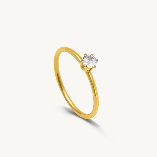 Small Solitaire Ring