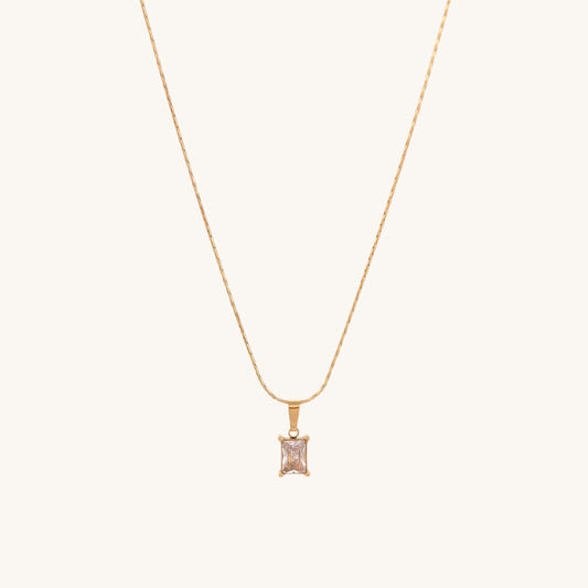 Shop Delicate Moonstone Necklace- 18k Gold Plated Palmonas-2