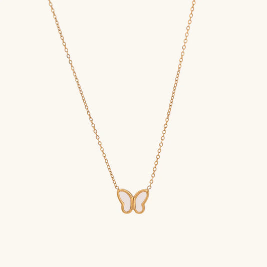 Tiny Butterfly Necklace