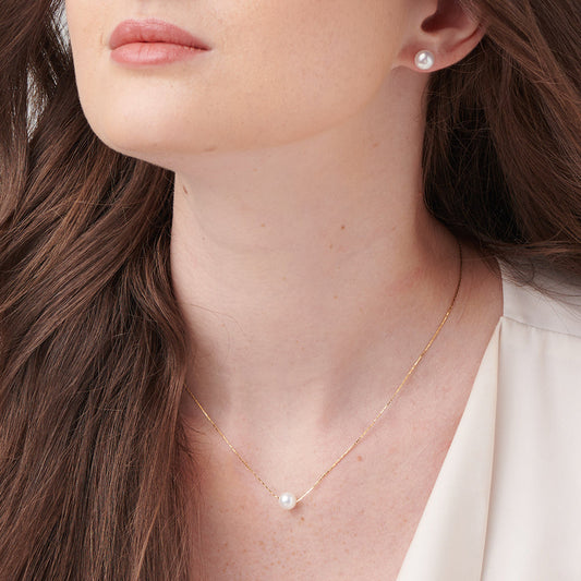 Shop Serene Pearl Set- 18k Gold Plated Palmonas-1